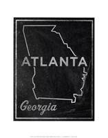 Atlanta, Georgia Framed Print