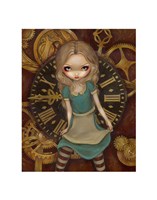 Alice and Clockworks Fine Art Print