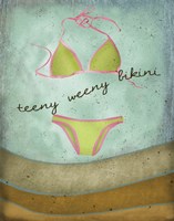 Teeny Weeny Bikini Framed Print