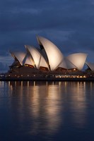 Australia, New South Wales, Sydney Opera House Silhouette Fine Art Print