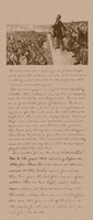 President Abraham Lincoln and Gettysburg Address Framed Print