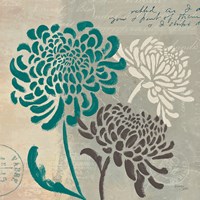 Chrysanthemums I Framed Print