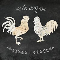 Le Coq Cameo Sq Framed Print