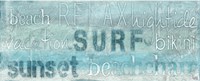 Seascape Sentiment I Framed Print