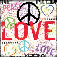 Love and Peace 1 Framed Print