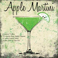 Apple Martini Framed Print