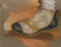 Study of a Slipper, 1827-1828 Framed Print