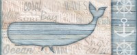Ocean Life Whale Framed Print
