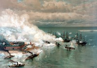 The Battle of Mobile Bay Framed Print