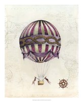 Vintage Hot Air Balloons I Fine Art Print