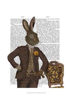 Dapper Hare Framed Print