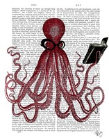 Intelligent Octopus Framed Print