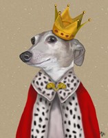 Greyhound Queen Framed Print