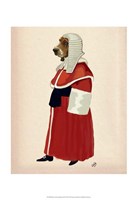 Basset Hound Judge Full II Framed Print