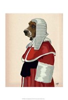 Basset Hound Judge Portrait II Fine Art Print