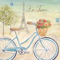 Paris Bike Tour I Framed Print
