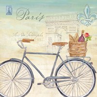 Paris Bike Tour II Framed Print