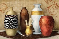Safari Vase Framed Print