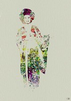 Kimono Dancer 1 Framed Print
