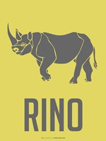 Rhino Grey Framed Print