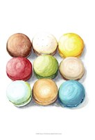 9 Macarons Fine Art Print