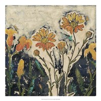 Floral Cutout II Framed Print