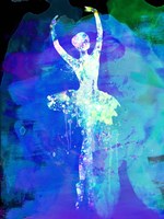 Ballerina's Dance Watercolor 4 Fine Art Print