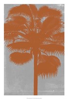 Chromatic Palms IV Framed Print