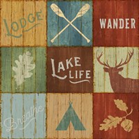 Lake Lodge VII Framed Print