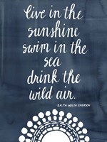 Sun Quote I Framed Print