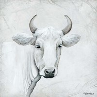 January Cow I Framed Print