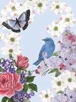 Bird Garden I Framed Print