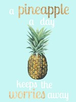 Pineapple Life I Framed Print