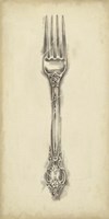 Ornate Cutlery I Framed Print