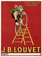 Louvet Bicycles Framed Print