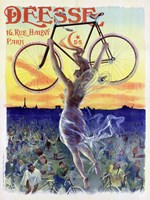 Bicycle Deesse, 1898 Framed Print