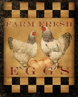 Farm Fresh Eggs I Framed Print