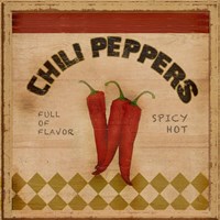 Chili Peppers Framed Print