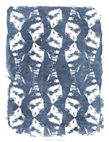 Batik Shell Patterns IV Framed Print