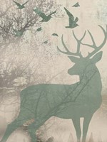 Deer Solace I Framed Print