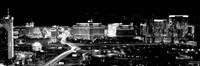 City lit up at night, Las Vegas, Nevada Fine Art Print
