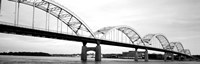 Iowa, Davenport, Centennial Bridge over Mississippi River Framed Print