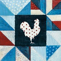 Modern Americana Farm Quilt VII Framed Print