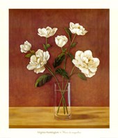 Fleurs de Magnolias Fine Art Print