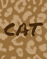 Cat Pattern Framed Print