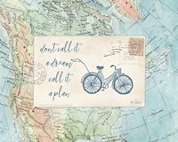 Travel Posts I Framed Print