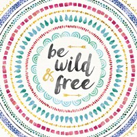 Wild and Free I Framed Print