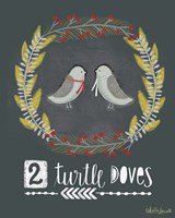 2 Turtledoves Framed Print