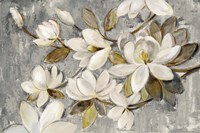 Magnolia Simplicity Neutral Gray Framed Print