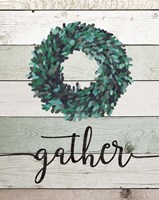 Gather Wreath II Framed Print
